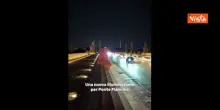 '3,2,1... Luce', Gualtieri accende la nuova illuminazione del Ponte Flaminio