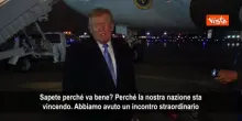 Trump: Armi nucleari iraniane spazzate via e inflazione sta scendendo, Usa stanno andando bene