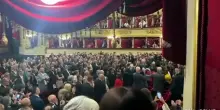 Concluse celebrazioni 120 anni Cgil: platea Scala intona "Bella ciao"