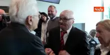 Mattarella incontra a Linate Pasquale Padovano, unico sopravvissuto incidente 2001
