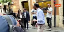 Schlein arriva alla sede del Partito Democratico al Nazareno