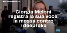 Giorgia Meloni registra la sua voce, la mossa contro i deepfake