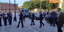 Mattarella arriva al teatro Massimo di Palermo per proiezione film Biagio Conte