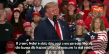 Trump: Usa avrebbero dovuto ricevere Nobel Pace, una macchia sulla Norvegia. Non dimenticheremo