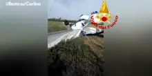 Il video dei soccorsi dopo l'incidente tra aerei a Sassuolo