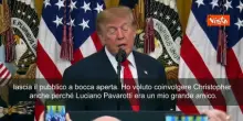 Trump: Pavarotti era un uomo, ma era una grandissima diva, come nessuna donna potr&agrave; mai essere