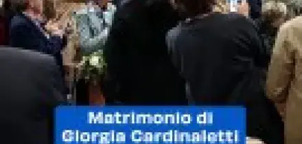 Matrimonio di Giorgia Cardinaletti e Francesco Bechis: il video in chiesa