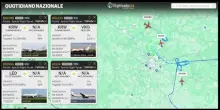 I dati di FlightRadar24 con gli aerei presidenziali