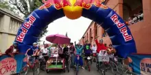 Bologna, festa e sport sulla salita di San Luca
