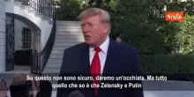 Trump: Zelensky e Putin devono incontrarsi e porre fine a questa ridicola guerra