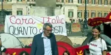 Le tende degli studenti davanti a Montecitorio contro il caro affitti