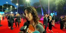 Festa di Roma, Emanuela Fanelli sul red carpet: bellissimo tornare qui