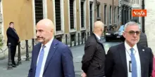 Meloni arriva al Senato per le comunicazioni in vista del Consiglio Europeo