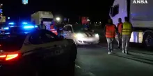 Protesta dei Tir in Calabria, presidio sulla Statale 18 a Santa Maria del Cedro