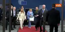 Meloni arriva al Consiglio Ue di Bruxelles per il secondo giorno del vertice