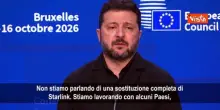 Zelensky: Nessuna sostituzione di Starlink, collaboriamo con Francia per capacit&agrave; aggiuntive