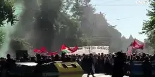 Roma, tensione alla manifestazione degli studenti