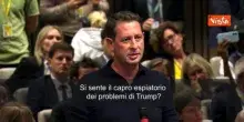 Cronista a Zelensky: Si sente capro espiatorio di Trump? Lui resta zitto, poi: &Egrave; la mia risposta