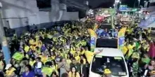Mega corteo a Rio de Janeiro dei sostenitori di Flavio Bolsonaro