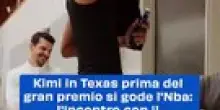 Kimi in Texas prima del gran premio si gode l'Nba: l'incontro con il francese Wembanyama