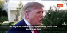 Trump: Mai stati cos&igrave; vicini a un accordo con la Russia sul conflitto in Ucraina