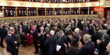 Lungo applauso per Mattarella al Congresso degli avvocati amministrativisti a Palermo