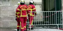 Gli interni del Municipio di Limoges, incendiato nelle proteste