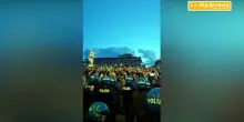 Cortei, tensioni tra forze di polizia e manifestanti a Firenze