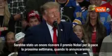 Trump: Norvegia Paese di m....a, meritavo io il Nobel per la Pace