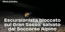 Escursionista bloccato sul Gran Sasso: salvato dal Soccorso Alpino