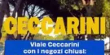 Viale Ceccarini con i negozi chiusi: video choc di Luciano Colono