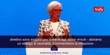 Lagarde (Bce): Lascio istituzione conscia di aver fatto un buon lavoro