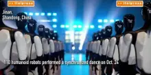 Cina, 110 robot umanoidi stabiliscono un record mondiale di danza