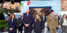 Meloni al villaggio Difesa a Roma omaggia i militari morti in Bosnia