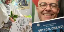 Don Nandino Capovilla e la foto della mappa senza Israele con kefiah e Gesù Bambino: il parroco militante che cancella uno Stato democratico