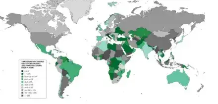 Cambia la rotta dell&rsquo;export italiano, la bilancia pende su Africa e Asia