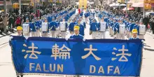 Praticanti del Falun Gong a Roma per chiedere la fine di 27 anni di persecuzione in Cina e difendere la libert&agrave; di credo