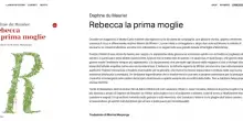 Rebecca era una grande donna, nuova traduzione della Prima moglie