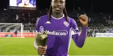 Calciomercato Fiorentina, l&rsquo;addio di Kean: con la Roma ultima partita in viola, poi l&rsquo;avventura con Fabregas e il Como (che paga 45 milioni)