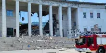 Crolla parte del tribunale di Bolzano