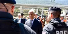 No Tav, Meloni e Piantedosi tra le macerie. &laquo;Ora i giudici facciano il massimo&raquo;