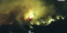 Incendi in Abruzzo, le fiamme sul Monte Morrone viste dalle termocamere