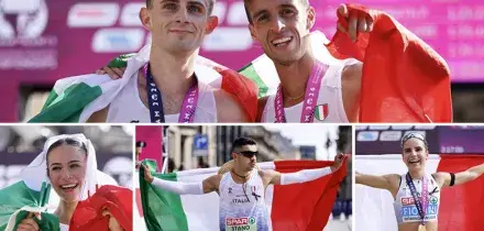 La marcia italiana domina a Birmingham: oro per Stano e Fiorini