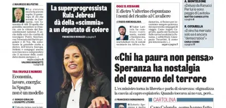 Oggi in edicola