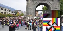 Fa una svastica coi vessilli del Pride. Aiutante del vescovo nel mirino Lgbt