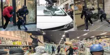 Il sacco di Milano: negozi devastati e razzie. Fermati 160 giovani: l&rsquo;80% &egrave; minorenne