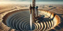 La Cina perfora un pozzo profondo 1 chilometro con una trivella da 500 tonnellate per trovare minerali