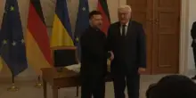 Zelensky a Berlino ricevuto anche dal presidente tedesco Steinmeier