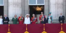 La famiglia reale britannica alla parata del Trooping the Colour