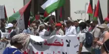 Manifestazione a Rabat in solidarietà con i palestinesi
